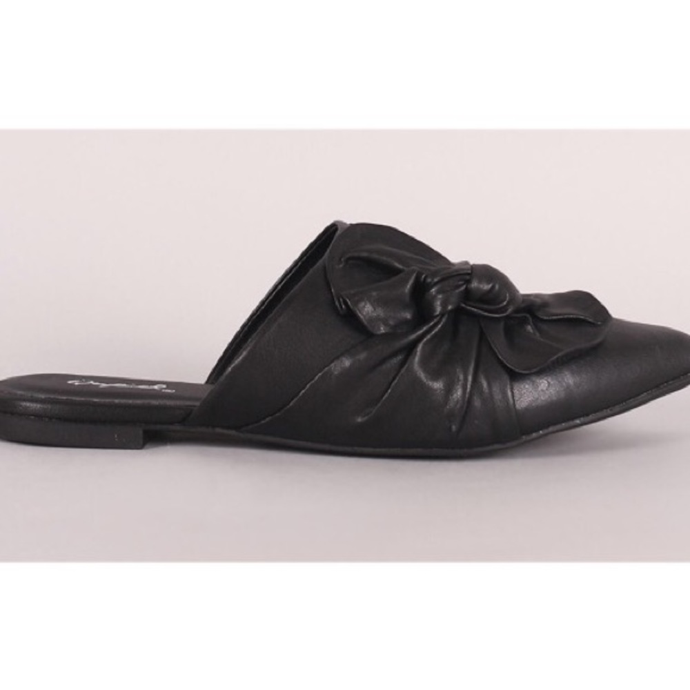 Price⬇️Black bow flats - Picture 3 of 3